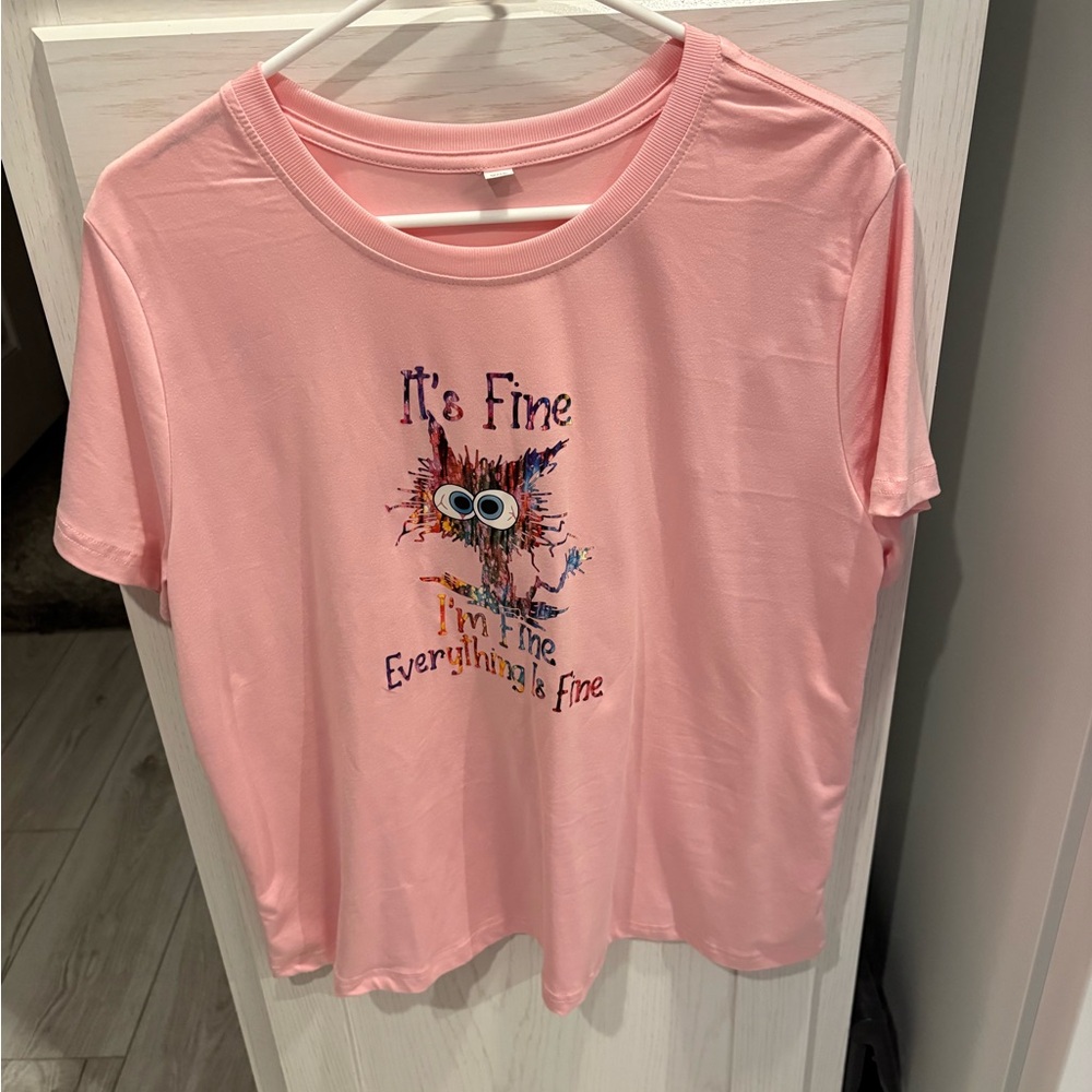 Pink Graphic T-Shirt